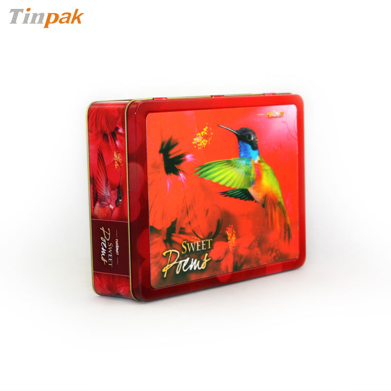 colorful tin box